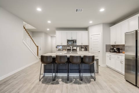 Large kitchen island for cooking