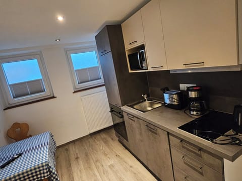 Souterrain Mini Apartment ohne Frühstück | Private kitchen | Full-size fridge