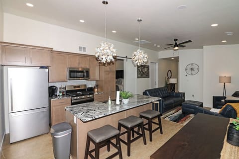 Fully stocked kitchen for all your cooking needs