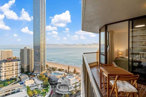 Enjoy a morning cup of coffee with this Sunrise Ocean View