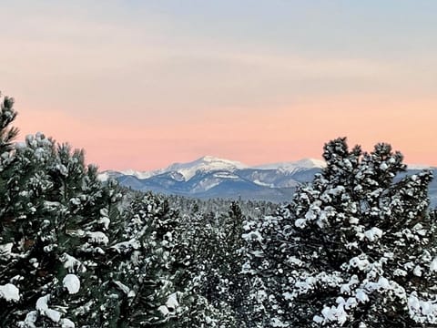 Breathtaking views of Wheeler Peak, NM's highest mountain from the house