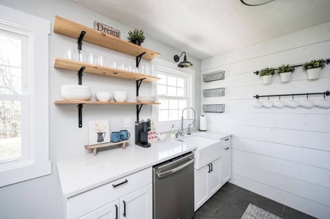 Kitchen with plenty of natural light
