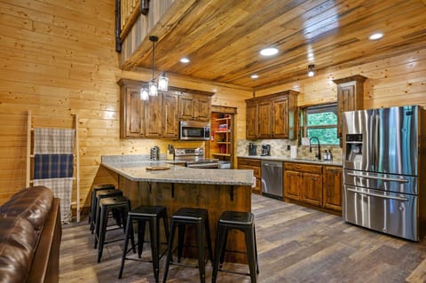 [Main level: Kitchen] Fully equipped kitchen w/ dishes, cookware, drip/pour over