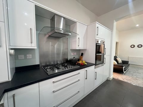 Fully equipped kitchen for home-style cooking