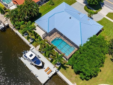 aerial of house
