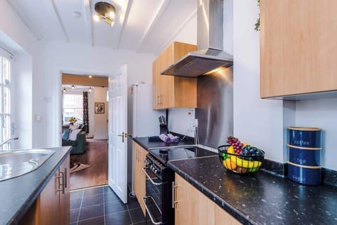 The fully equipped kitchen has everything you need for a long or short stay whilst away in Chester.