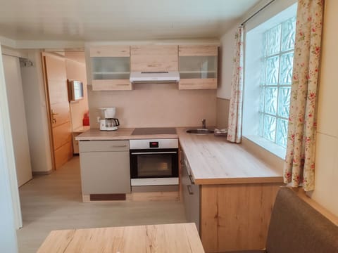 Fridge, oven, dishwasher, cookware/dishes/utensils