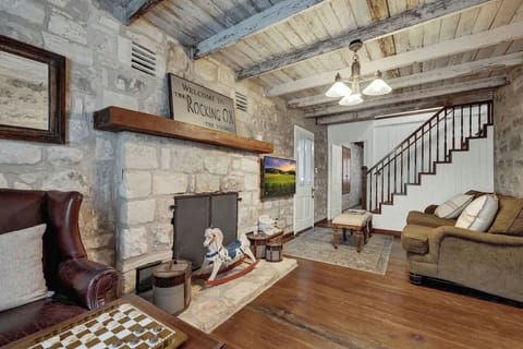 Relax and play a game or watch a movie with family or friends in the living room