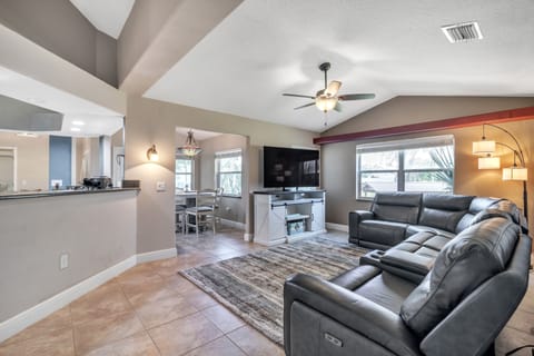 Furniture, Indoors, Living Room, Home Decor, Ceiling Fan