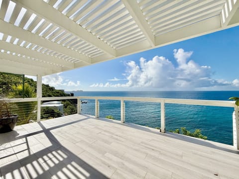 Slide open the door and breathe in the salty air.