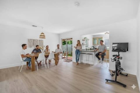 "Good times and great company! ✨ Our spacious living area is designed for hosting, featuring a large sectional, 4K TV, and plenty of room for game nights with friends. The perfect hub for your next group vacation!"