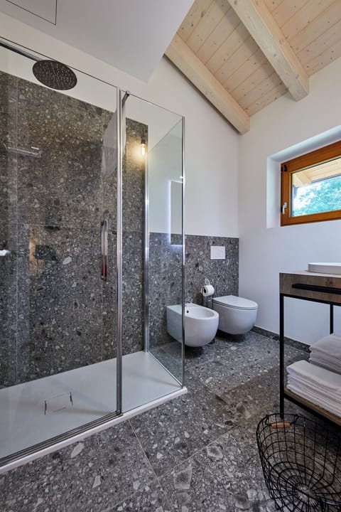 Panoramic Double Room, 1 Bedroom | Bathroom | Shower, rainfall showerhead, free toiletries, hair dryer