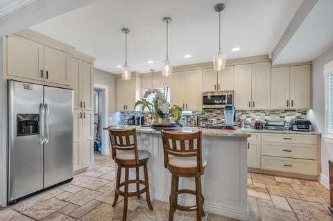 Indoors, Kitchen, Refrigerator, Kitchen Island, Furniture