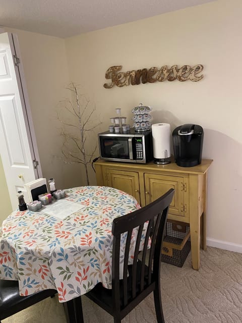 Microwave , coffee and supplies provided