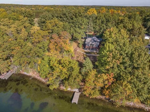 The Deep Lake escape sits tall overlooking Deep Lake