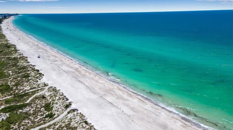 Bright White Quartz Sand 6 Minute Walk to PRIVATE entrance.

