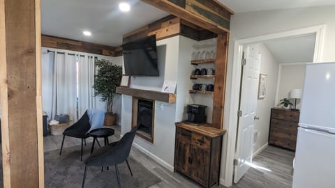 TV, Wifi, Coffee Bar, and Electric heater