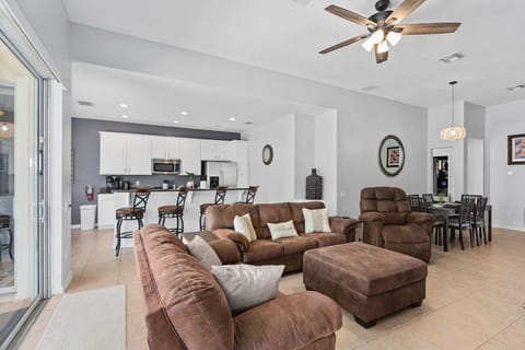 Bright and airy living room with comfy seating.