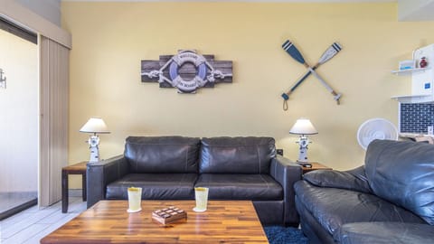Drinks, fun and games in the living room.