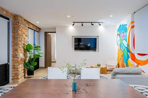 Open dining room