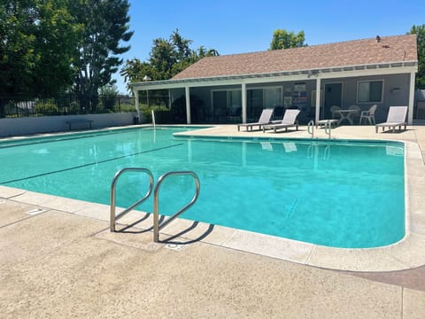Community pool free access