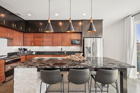 Fully stocked kitchen