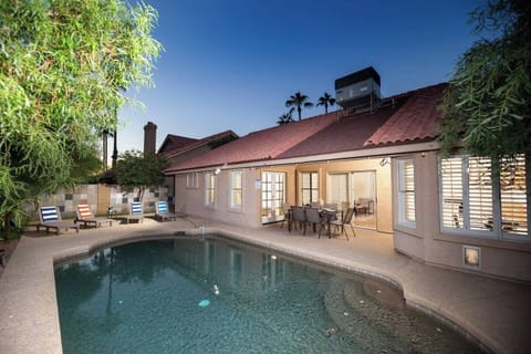 Private heated swimming pool