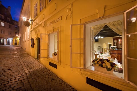 Front of property - evening/night