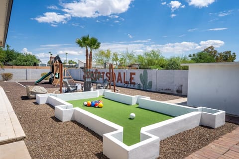 Snookball! A life-size version of a pool table, using soccer balls!