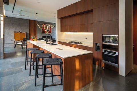 6BR Luxury Villa | Pool Slide, Ice Bath, Chef, Gym, Full Service | Private kitchen | Coffee/tea maker, electric kettle, toaster, rice cooker