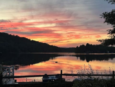 Sunsets on the lake
