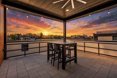 Enjoy the shared rooftop!
