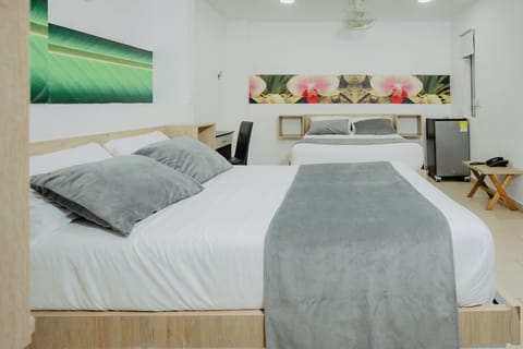 Standard Double Room with Two Double Beds | Free WiFi, wheelchair access