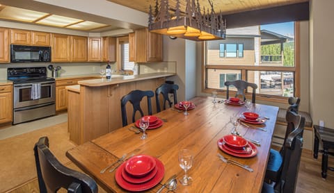 Open Kitchen and Dining Area