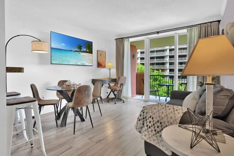 Stylish space with a view.