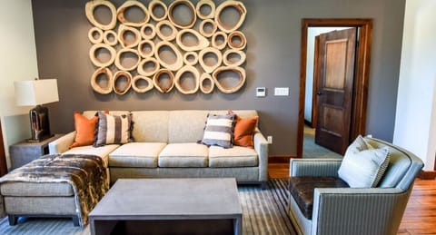 Unwind in this stylish sitting area, featuring contemporary decor, comfortable seating, and a cozy atmosphere perfect for reading or chatting.