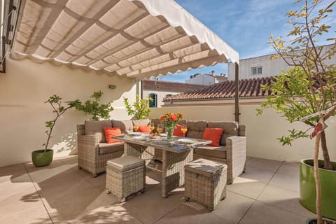 Family Apartment, City View | Terrace/patio
