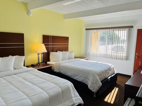 Handicap Energized Double Room 2 Queen | Desk, laptop workspace, blackout drapes, iron/ironing board