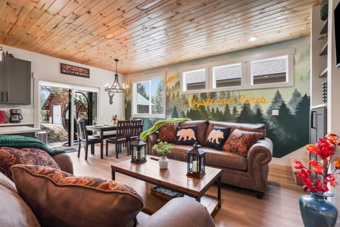 View of the living and dining area