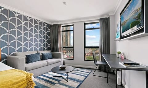 Bright and cozy living area