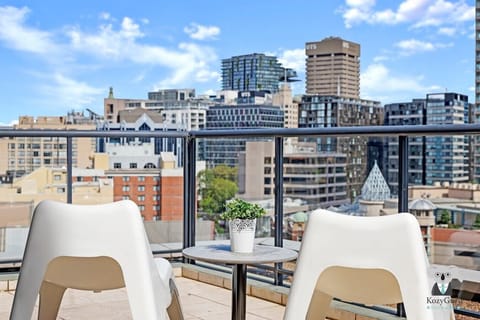 Private balcony with fresh air