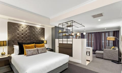 Queen Bed with Fresh Linen