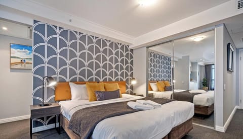 Clean and comfy bedroom