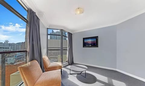 Bright and cozy living area for relaxing