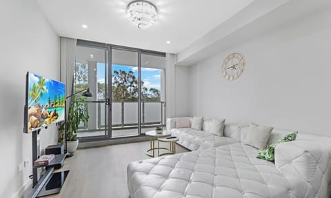 Bright living area with comfortable seating