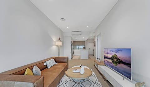 Bright and cozy living area for relaxing