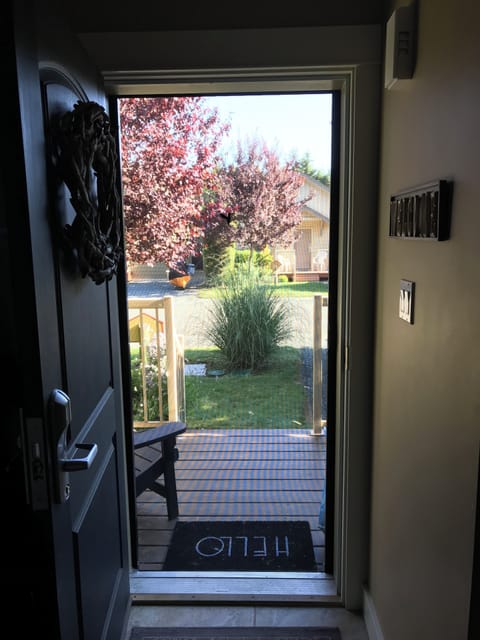 Front entry with large closet