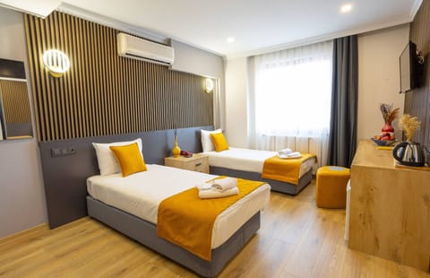 Standard Twin Room, City View | In-room safe, free WiFi
