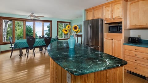 Cottage, 5 Bedrooms | Private kitchen | Fridge, oven, coffee/tea maker, electric kettle