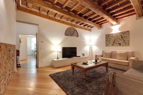 Apartment | Living area | 24-inch flat-screen TV with digital channels